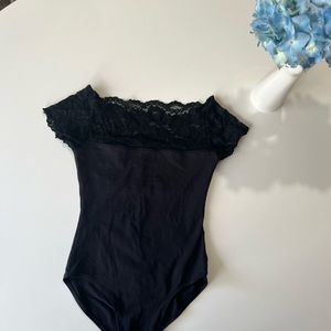 Gaynor Minden lace ballet leotard